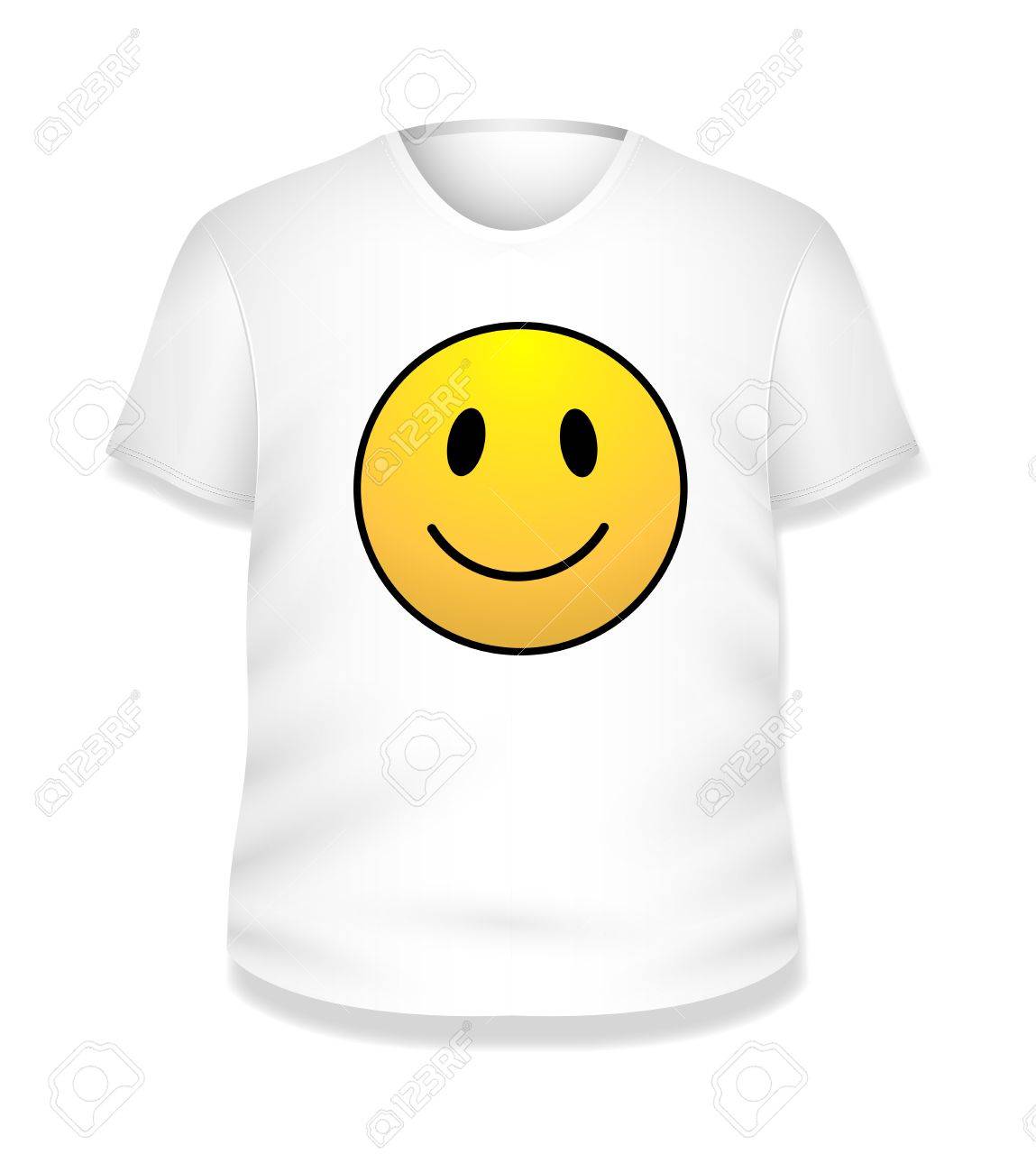 tee shirt smiley