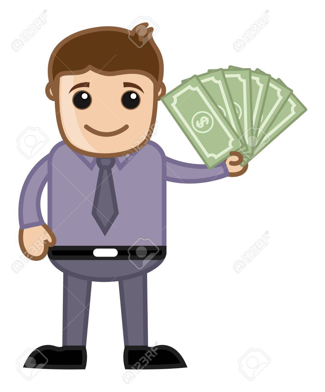 ベクトル イラスト 現金を獲得します のイラスト素材 ベクタ Image