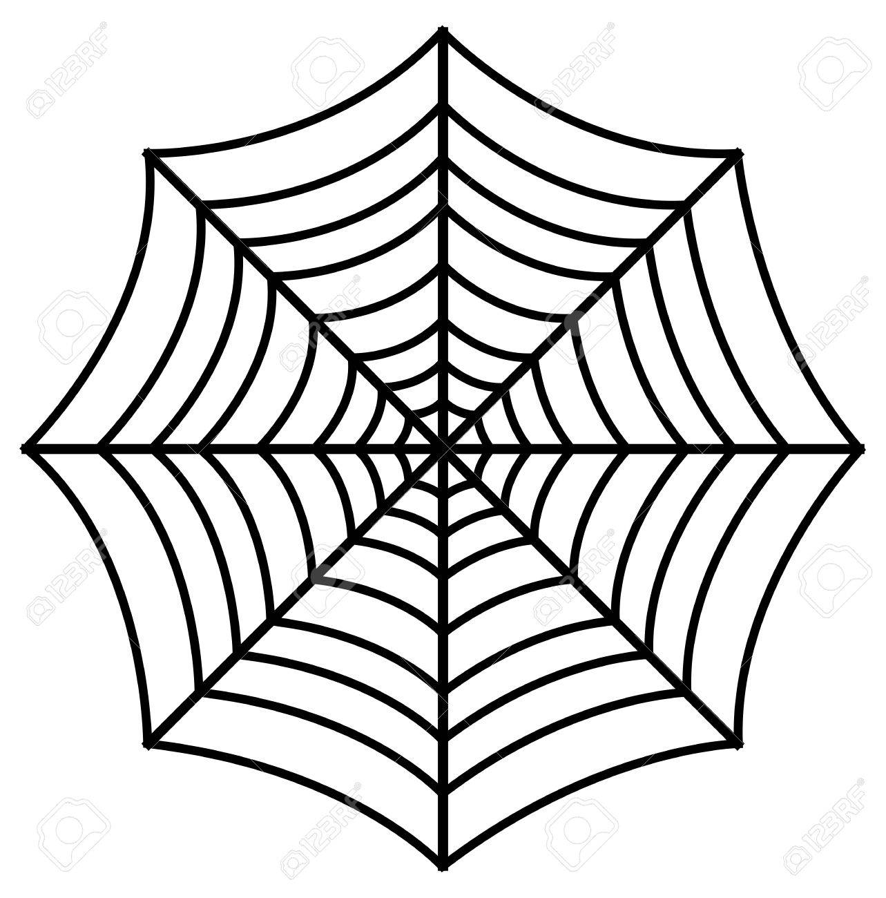 Retro Spider Web Design Art Royalty 