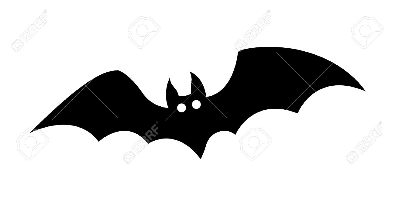 halloween bat vector shape