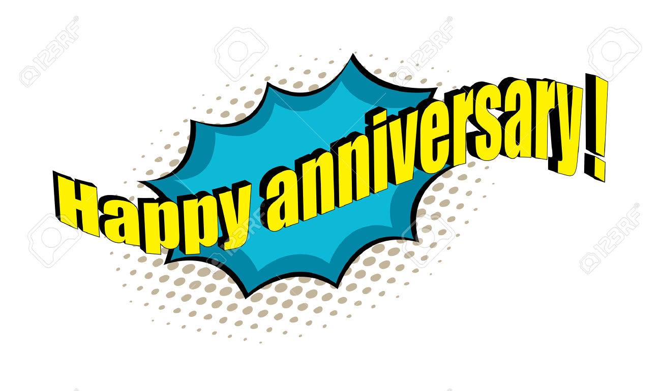 happy anniversary retro text banner design royalty free cliparts anniversary banner design
