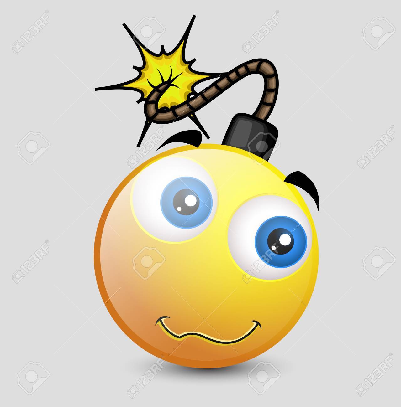 面白いコミック爆弾文字のイラスト素材 ベクタ Image