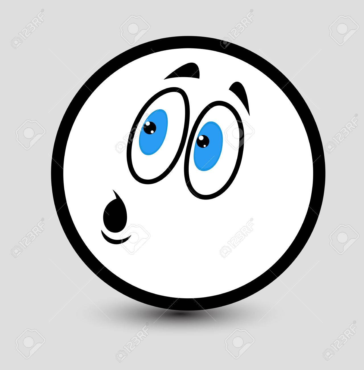 疑問の顔の絵文字 のイラスト素材 ベクタ Image