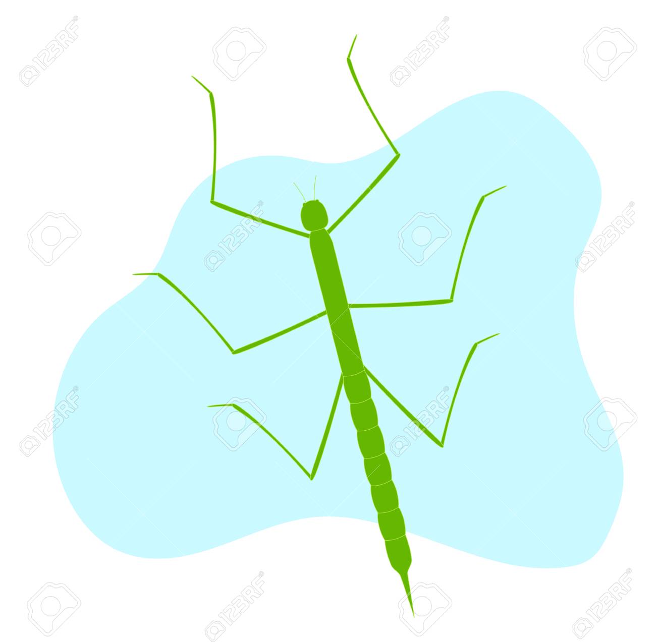 ナナフシ のイラスト素材 ベクタ Image