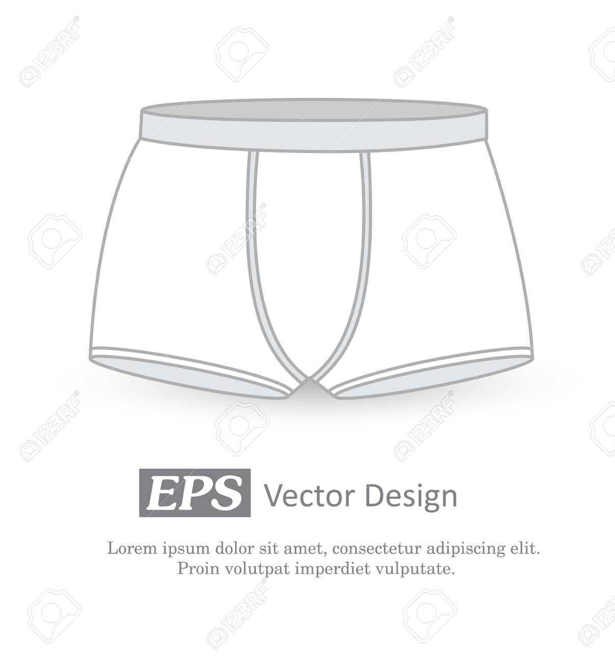 underwear vector template royalty free cliparts vectors and stock