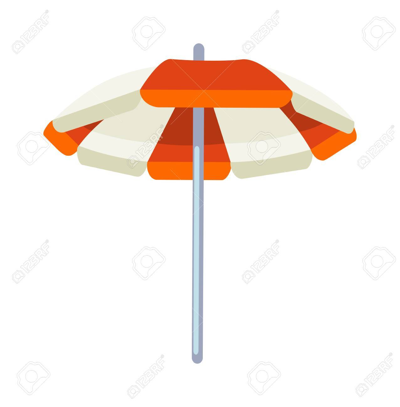漫画複数の色の傘のフラットなデザイン スタイル 秋のアクセサリー コンセプト ファッション傘 カラフルな平コレクションのコンフォートの傘の 屋外要素 気候保護記号 のイラスト素材 ベクタ Image