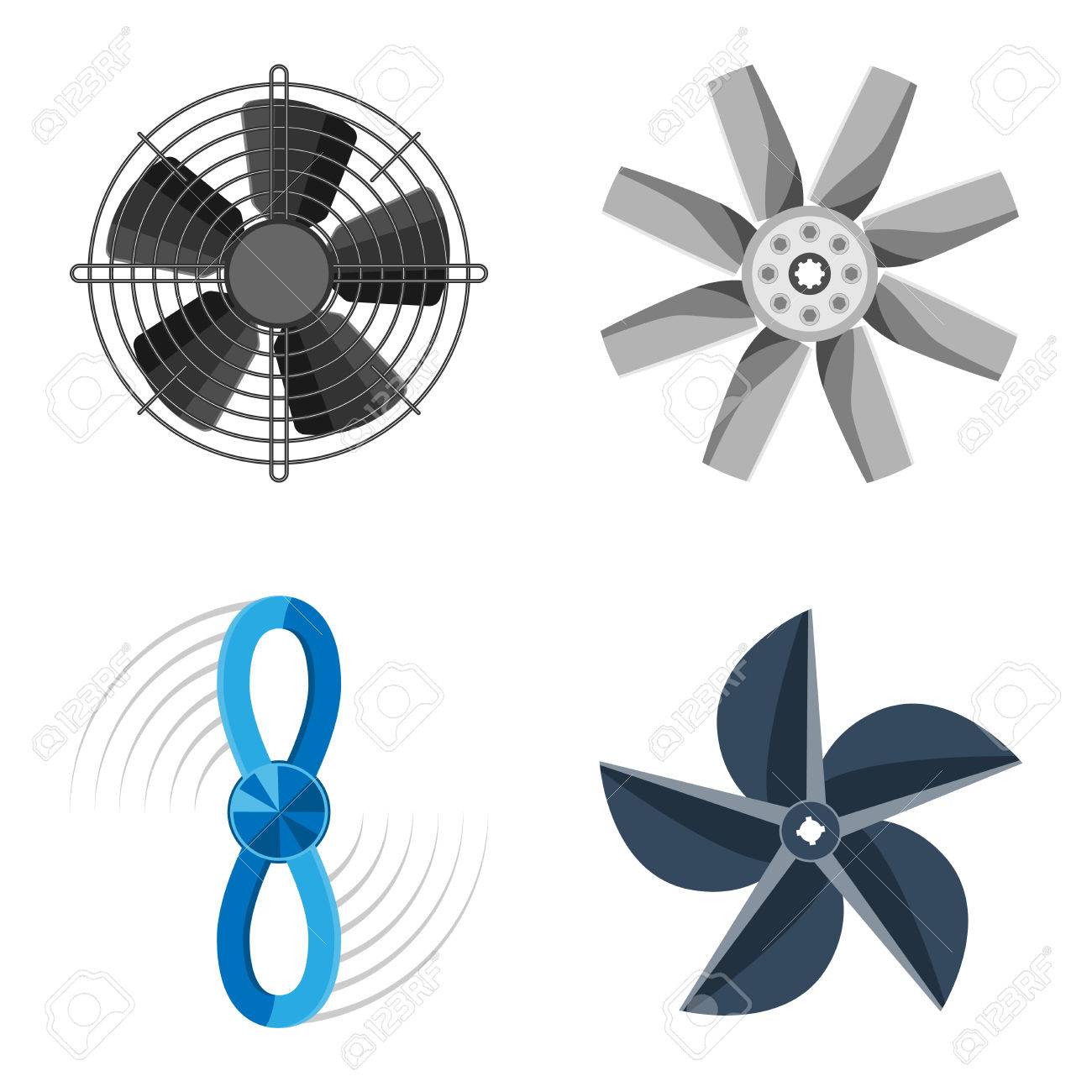 Turbinas Iconos Ventilador De Hélice Equipos De Tecnología Turbinas Iconos Ventilador De Hélice Equipos De Tecnología