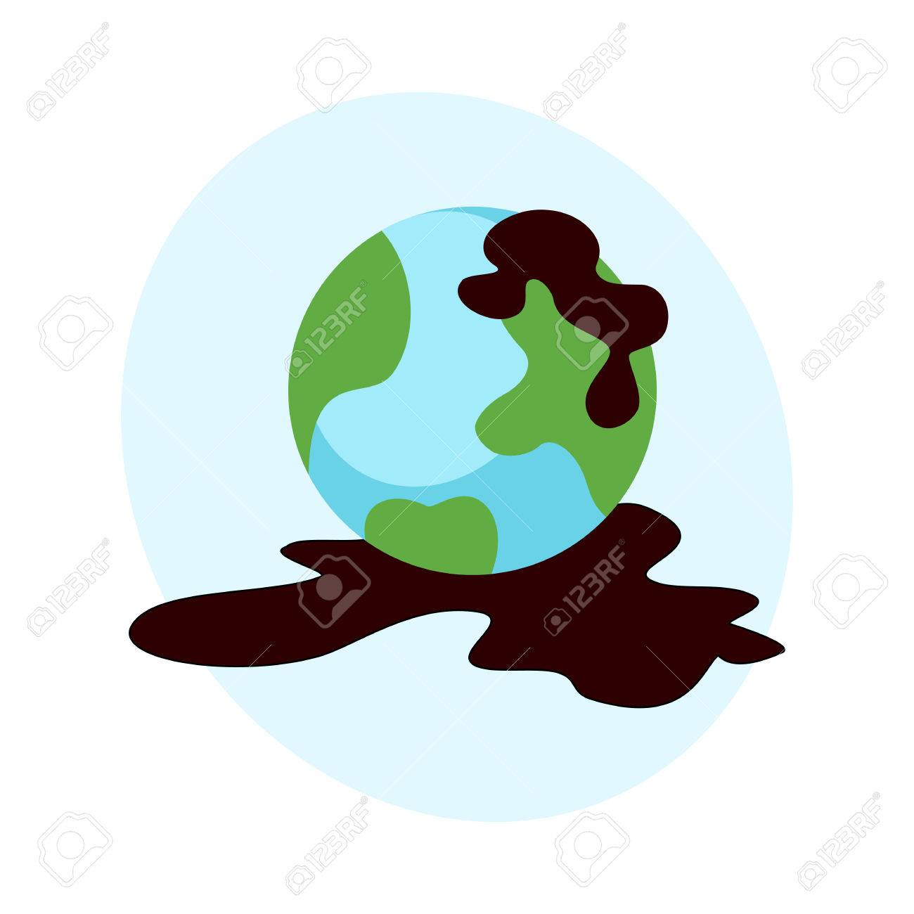 製紙工場の水地球空気森林破壊環境問題環境油汚染森林保護のベクトル図です のイラスト素材 ベクタ Image