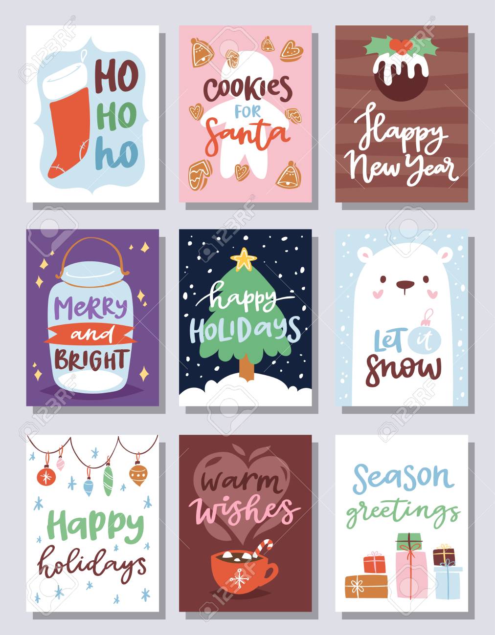 christmas invitation vector