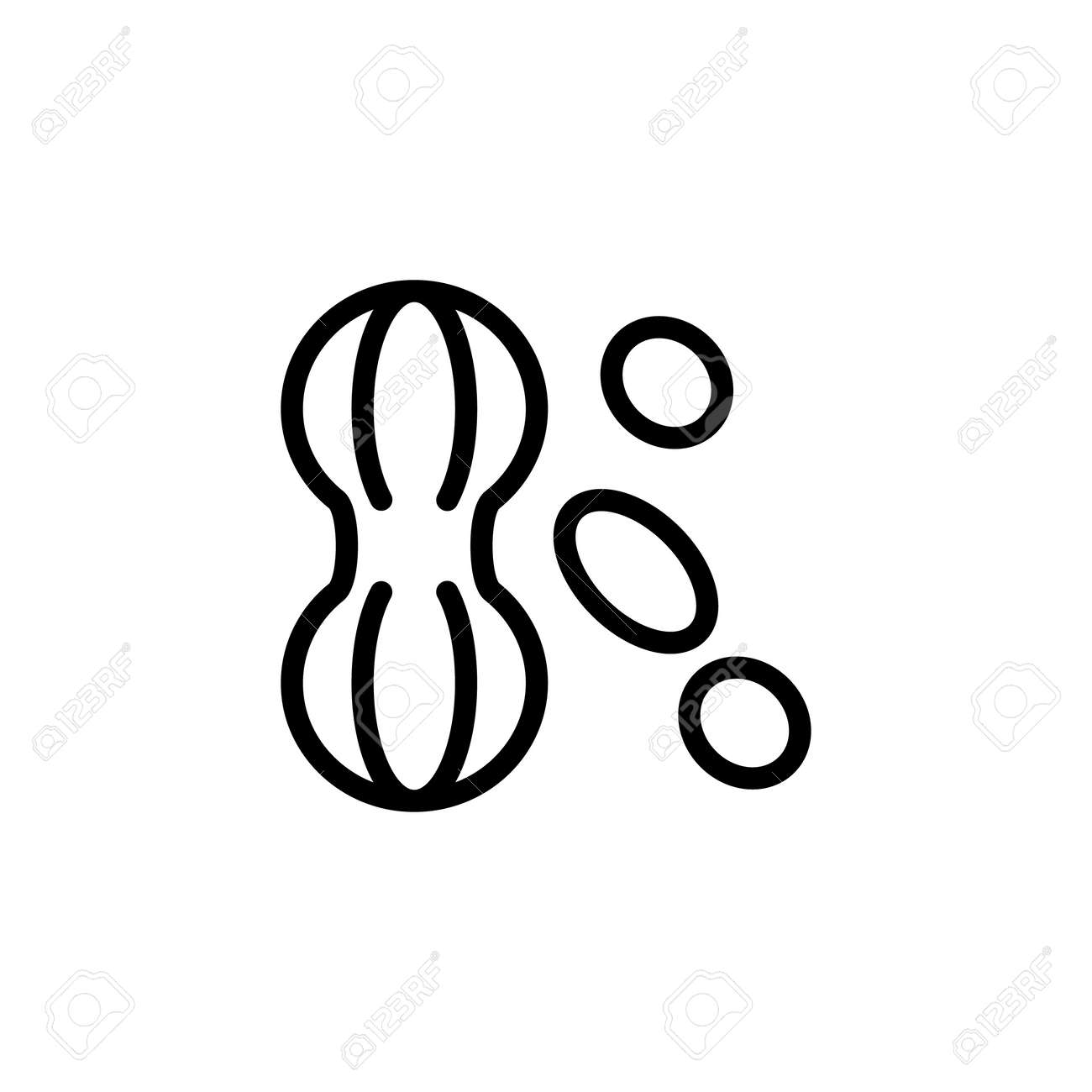 vector icono de maní