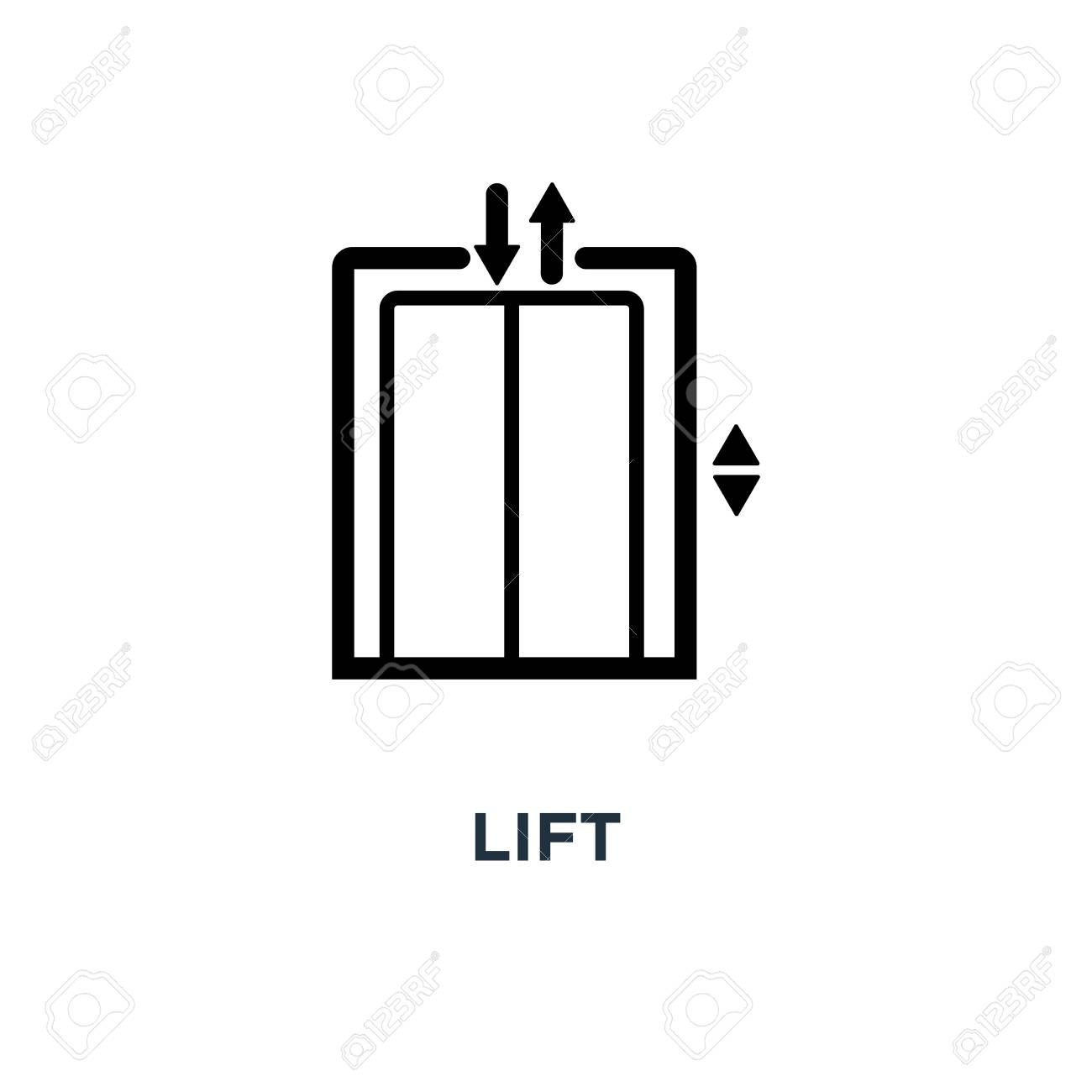 Lift Icon Lift Concept Symbol Design Vector Illustration Royalty Free Cliparts Vectors And Stock Illustration Image 109719431