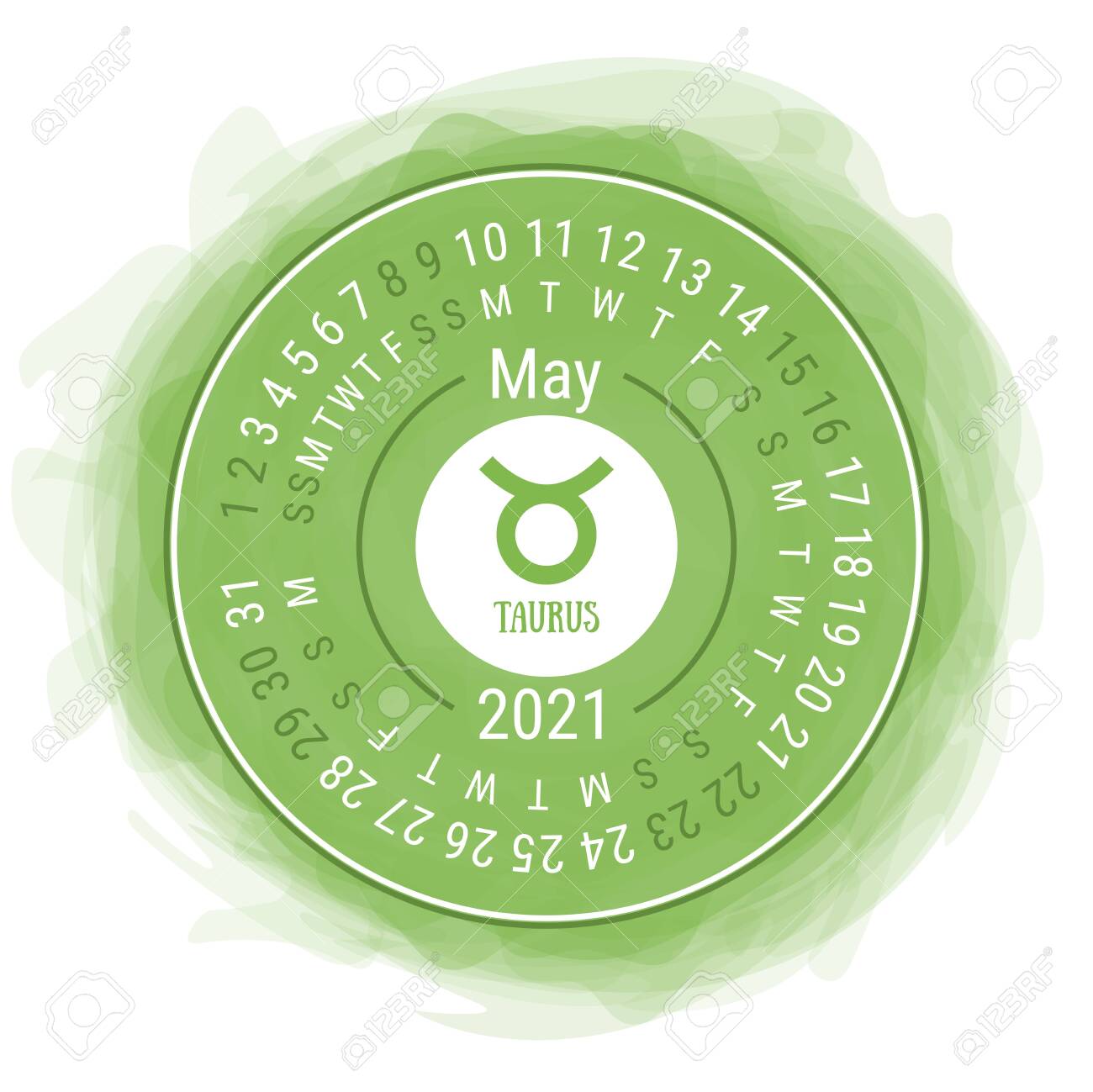 May 2021 Vector English Salendar Zodiac Sign Taurus Astrological Royalty Free Cliparts Vectors And Stock Illustration Image 149342375 Nasa new 13 zodiac signs and their dates: 123rf