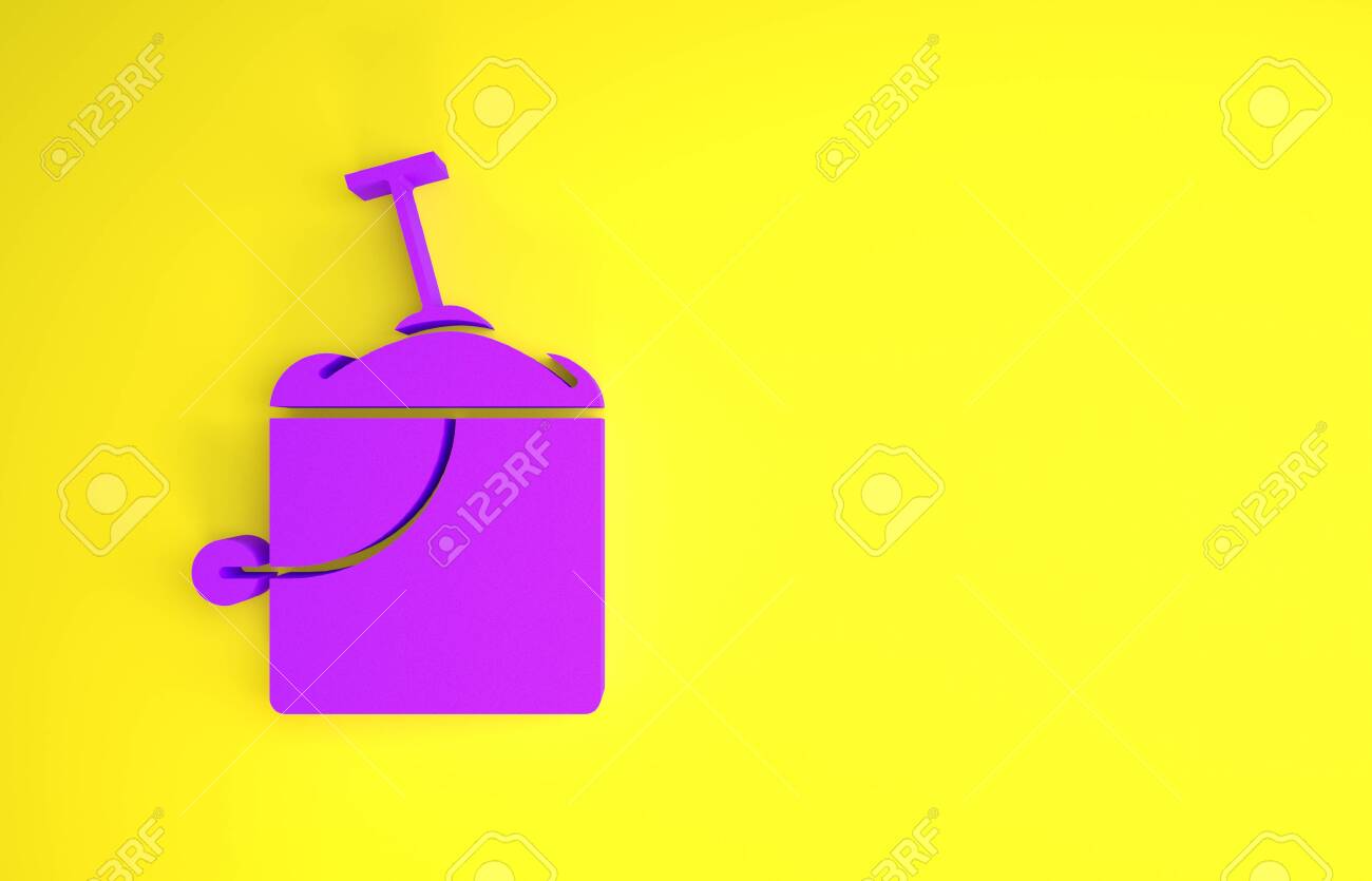 purple sand bucket