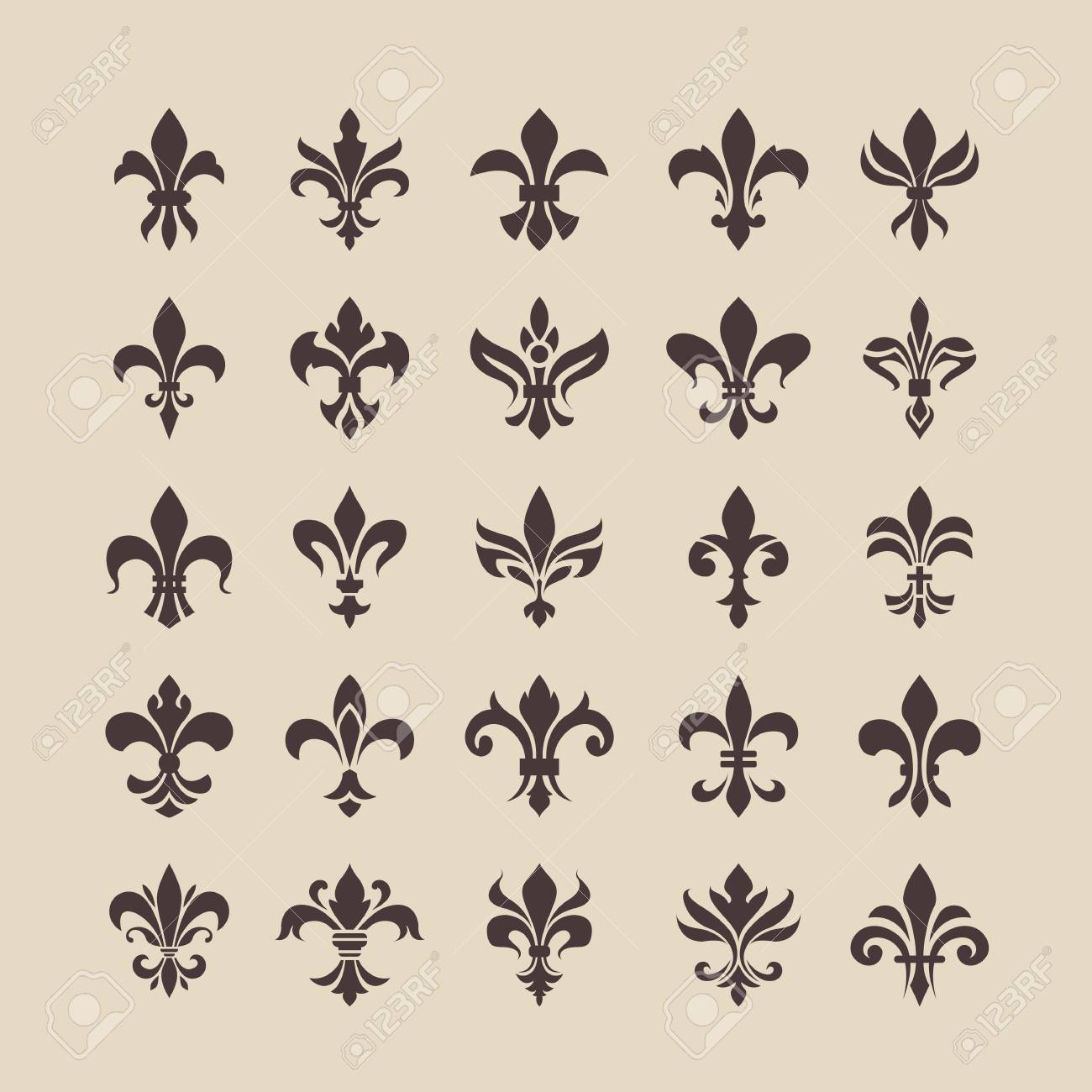 フランス王室の紋章紋章やロゴのデザインのデザイン要素です。の