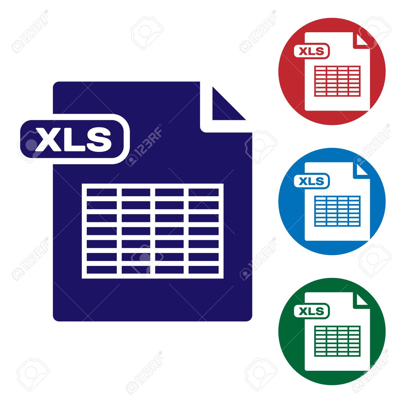 Blue Xls File Document Download Xls Button Icon Isolated On White Background Excel File Symbol Set Color Icons In Circle Buttons Vector Illustration Royalty Free Cliparts Vectors And Stock Illustration Image 128091941