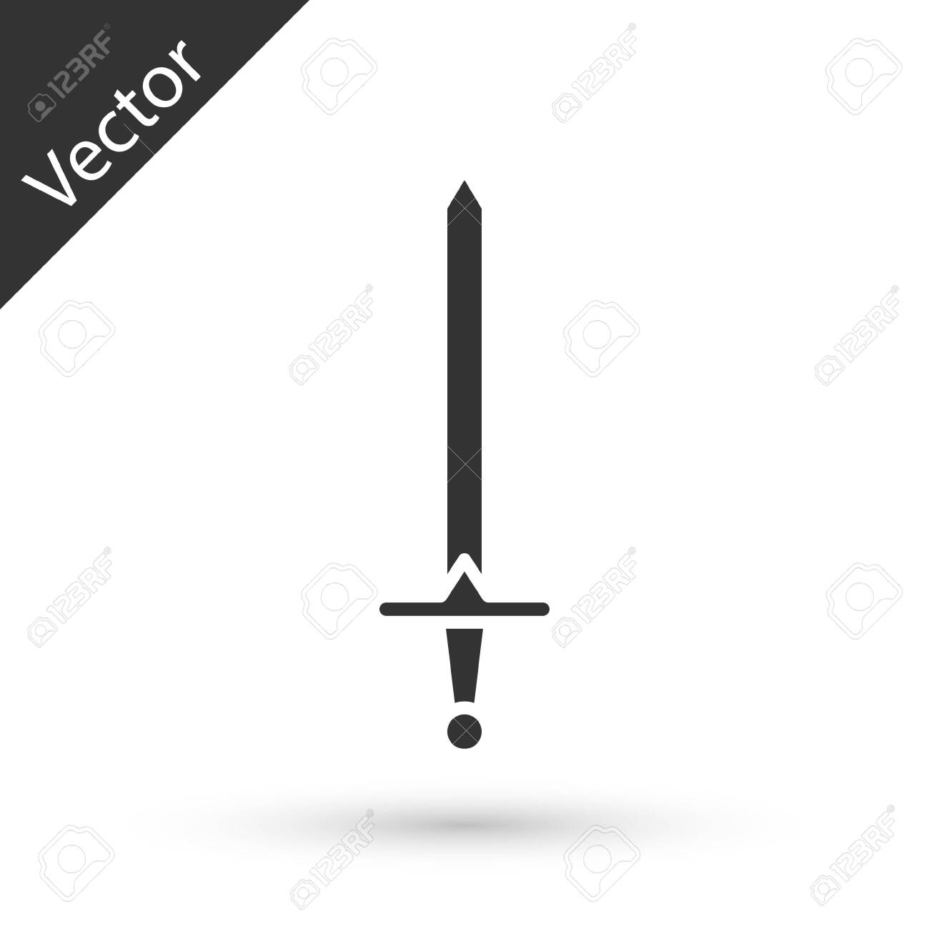Swords Icon Stock Photos and Images - 123RF