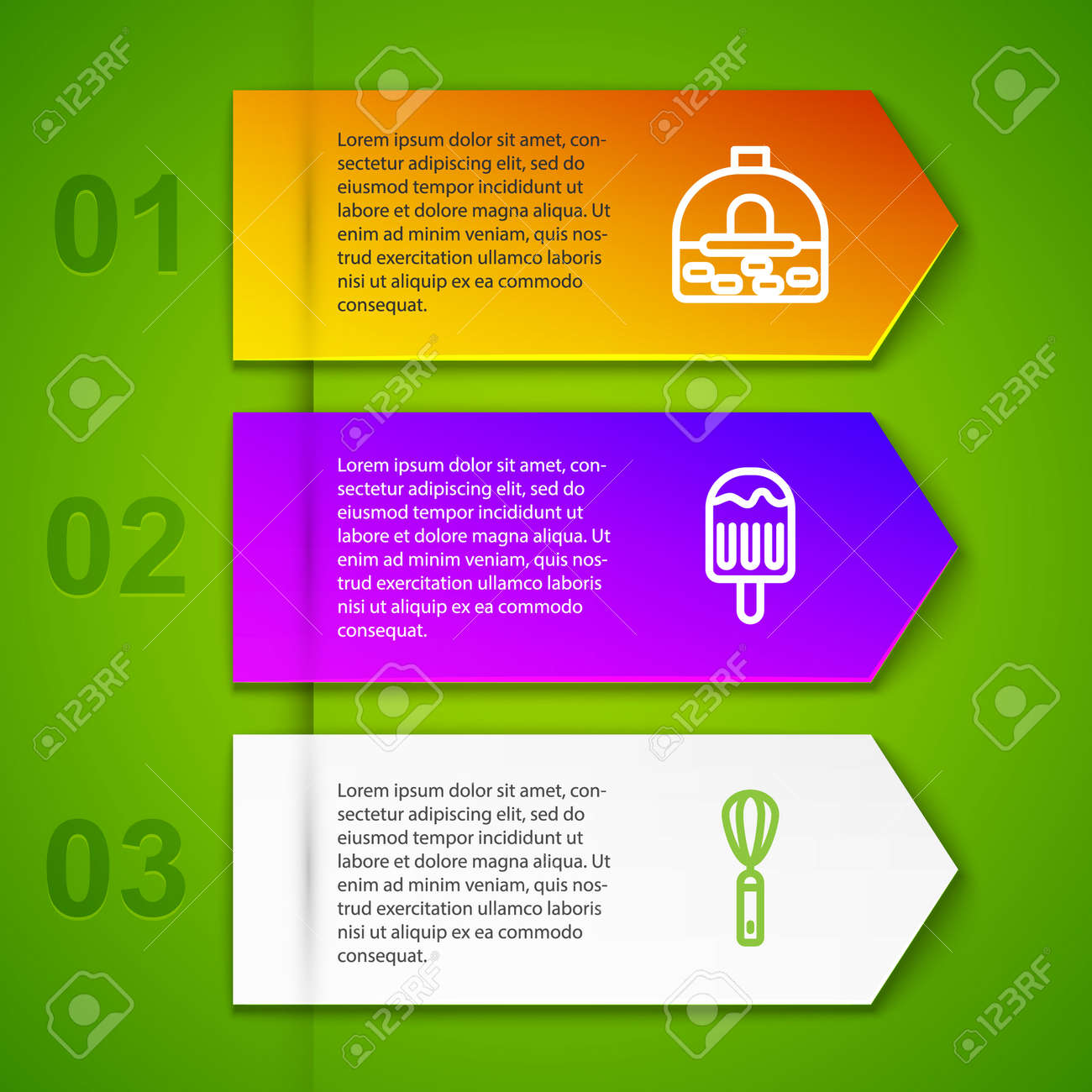 Set line Brick stove, Ice cream and Kitchen whisk. Business infographic template. Vector - 164140370 Set line Brick stove, Ice cream and Kitchen whisk. Business infographic template. Vector - 164140370