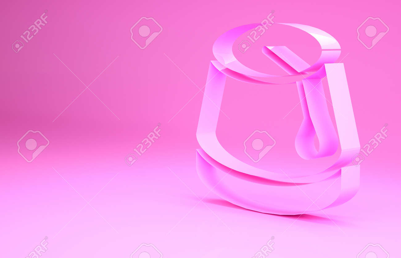 Pink Turkish hat icon isolated on pink background. Minimalism concept. 3d illustration 3D render - 169797675 Pink Turkish hat icon isolated on pink background. Minimalism concept. 3d illustration 3D render - 169797675