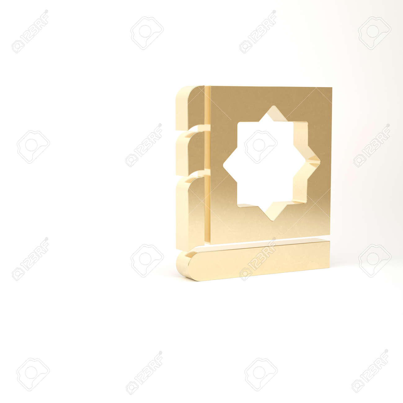 Gold Holy book of Koran icon isolated on white background. Muslim holiday, Eid Mubarak, Eid al-fitr, Ramadan Kareem. 3d illustration 3D render - 169797706 Gold Holy book of Koran icon isolated on white background. Muslim holiday, Eid Mubarak, Eid al-fitr, Ramadan Kareem. 3d illustration 3D render - 169797706