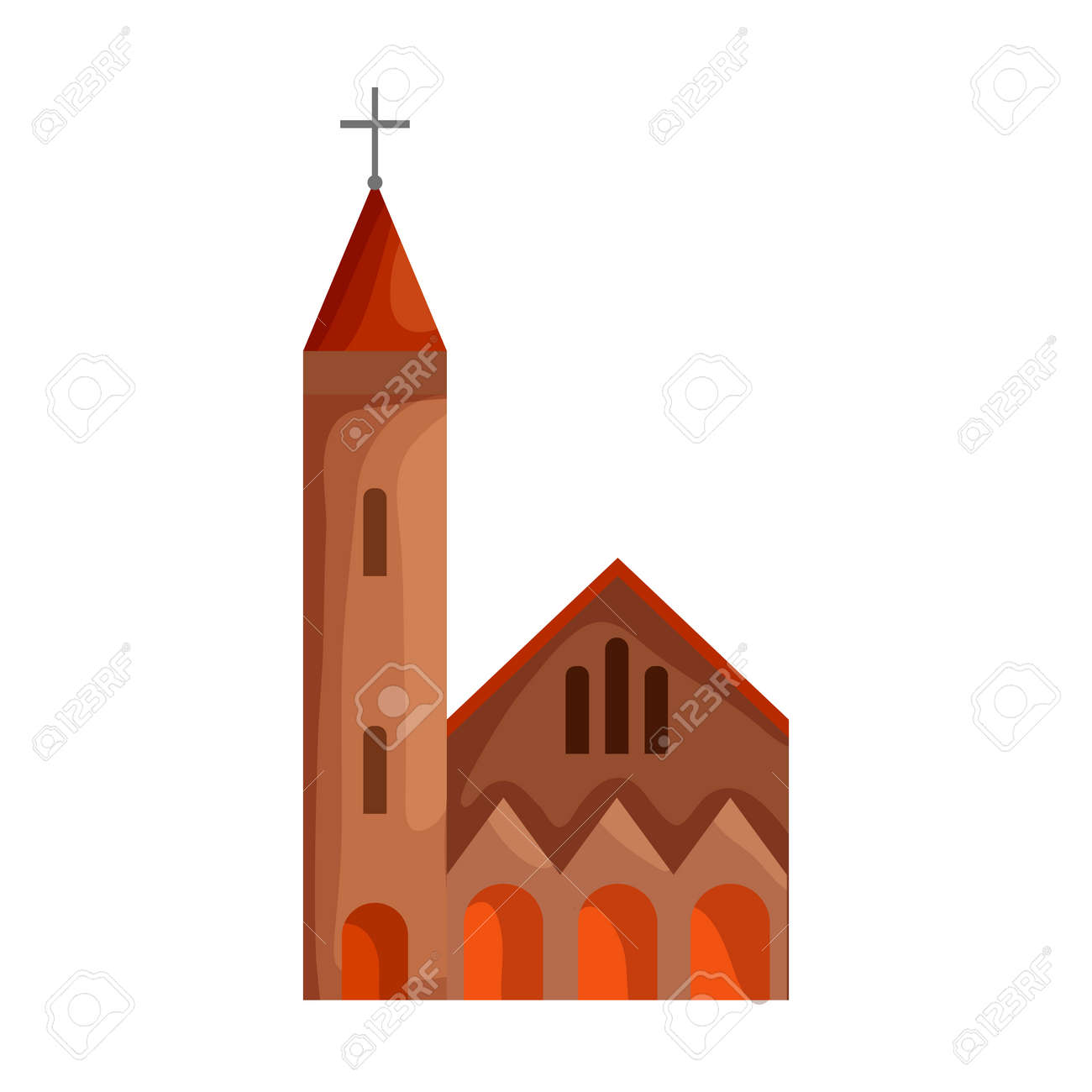 Church vector icon.Cartoon vector icon isolated on white background church. - 167200521 Church vector icon.Cartoon vector icon isolated on white background church. - 167200521