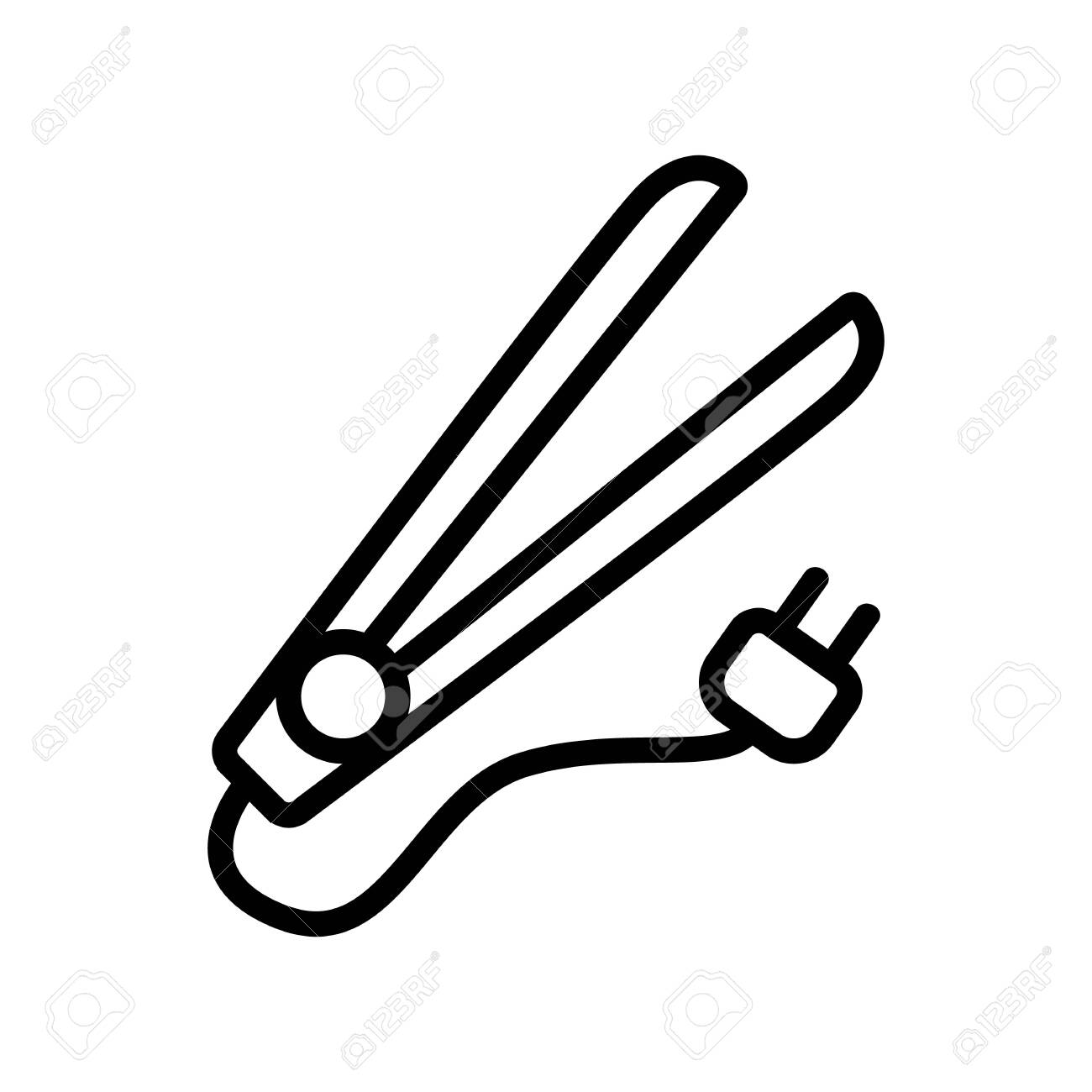 hair straightener icon