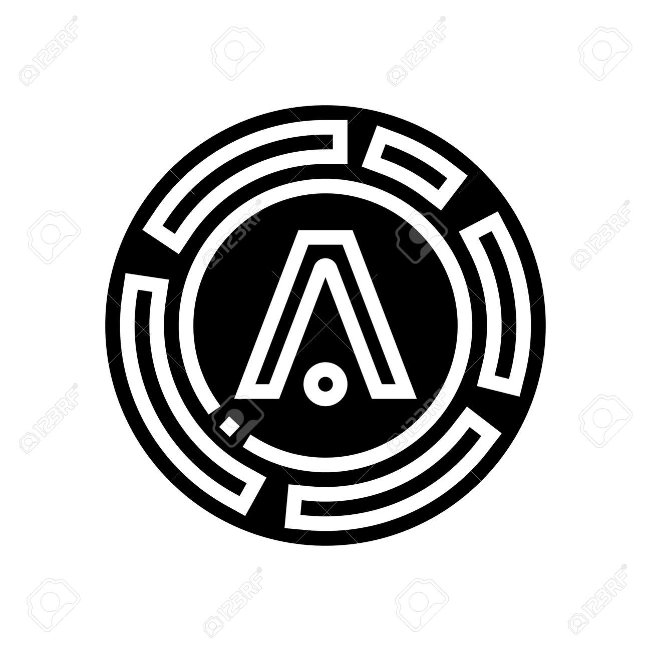Aion Cryptocurrency Glifo Ícone Vector. Aion Cryptocurrency Sign. Isolado  Contorno Símbolo Preto Ilustração Royalty Free SVG, Cliparts, Vetores, e  Ilustrações Stock. Image 182611650