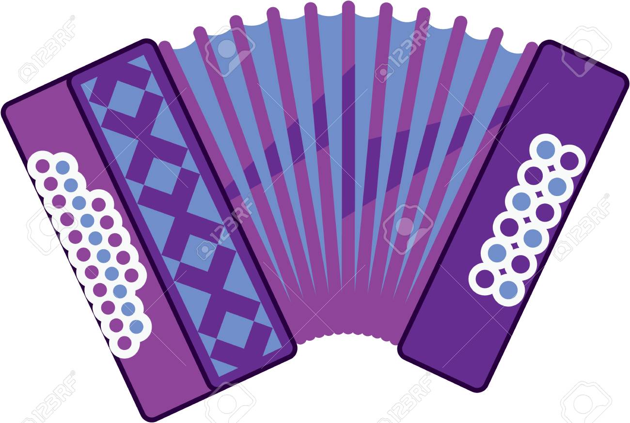 アコーディオンのベクトル イラスト クリップ アート イメージのイラスト素材 ベクタ Image