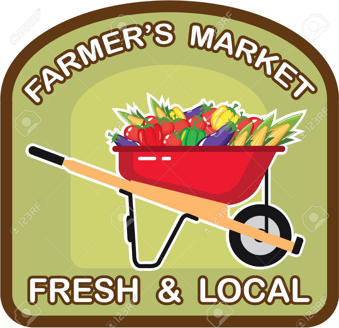 Farmers Market Sign Vector Illustration Clip-art Image Royalty Free Cliparts, Vectors, And Stock Illustration. Image 69650841.