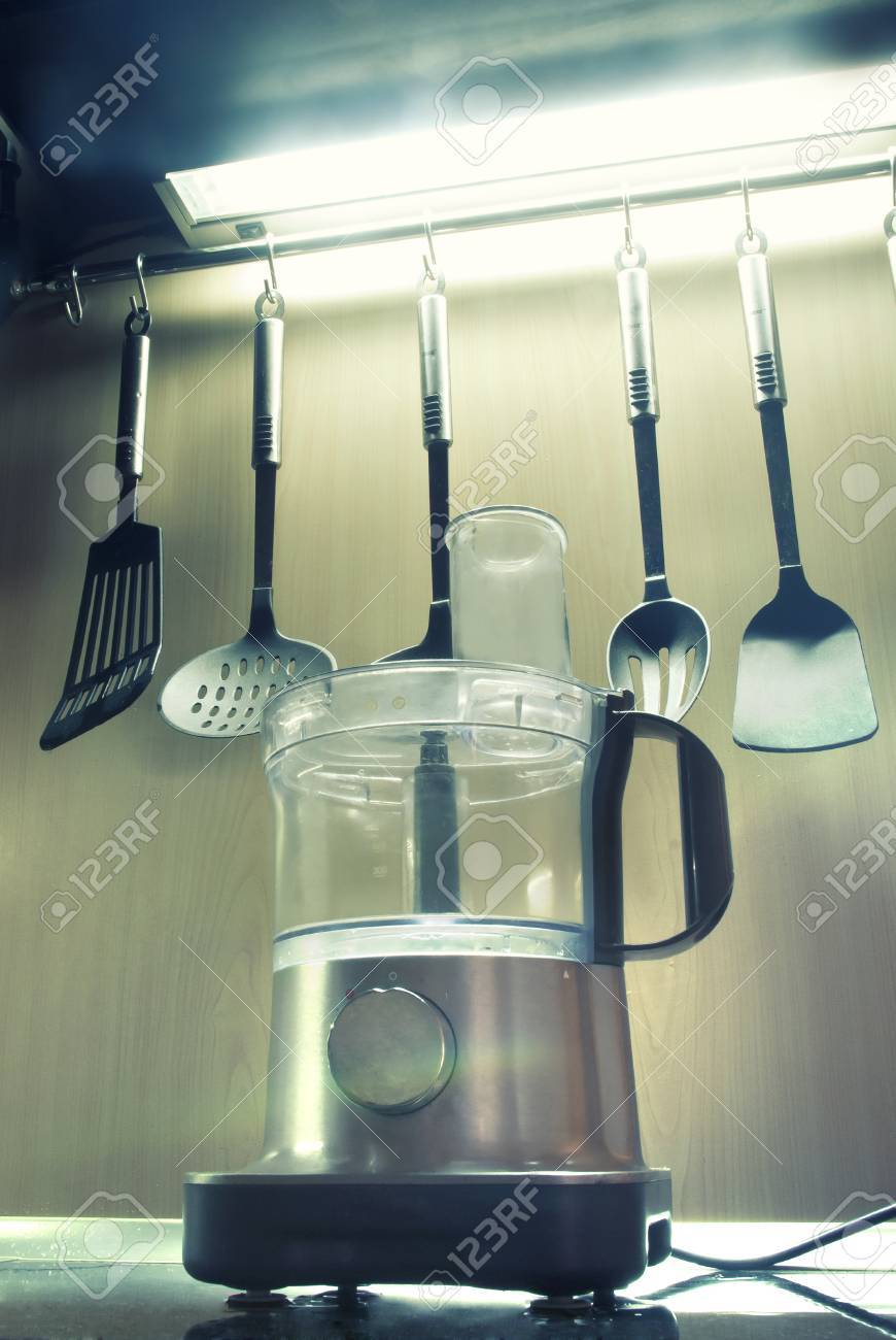 professional food processor at modern kitchen - 32810807 professional food processor at modern kitchen - 32810807
