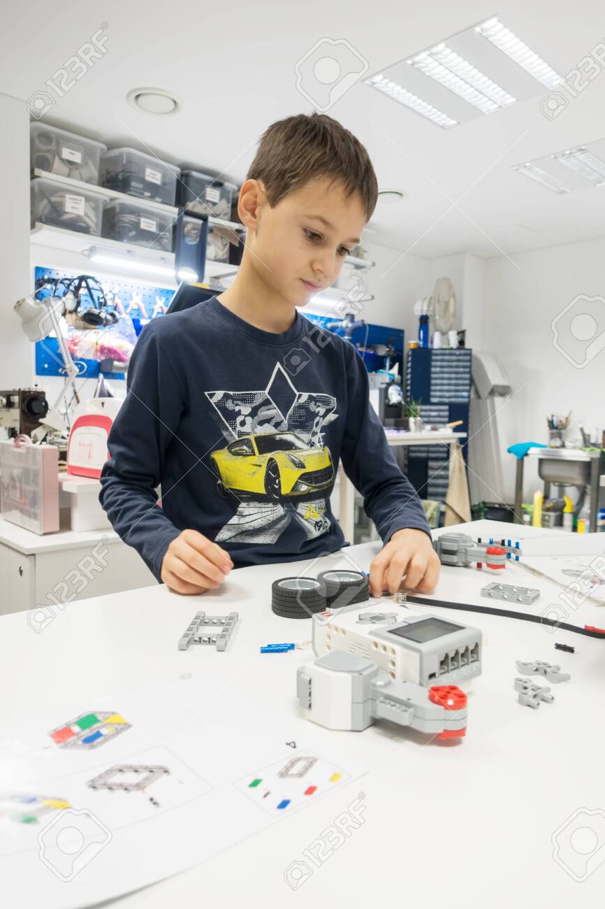lego robot boy