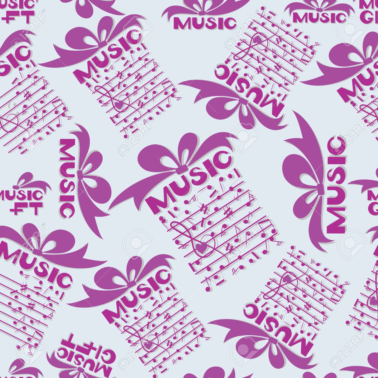 musical gift notes design for the cover of the concert program concert program designs