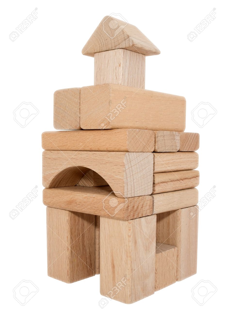 children's cardboard building blocks