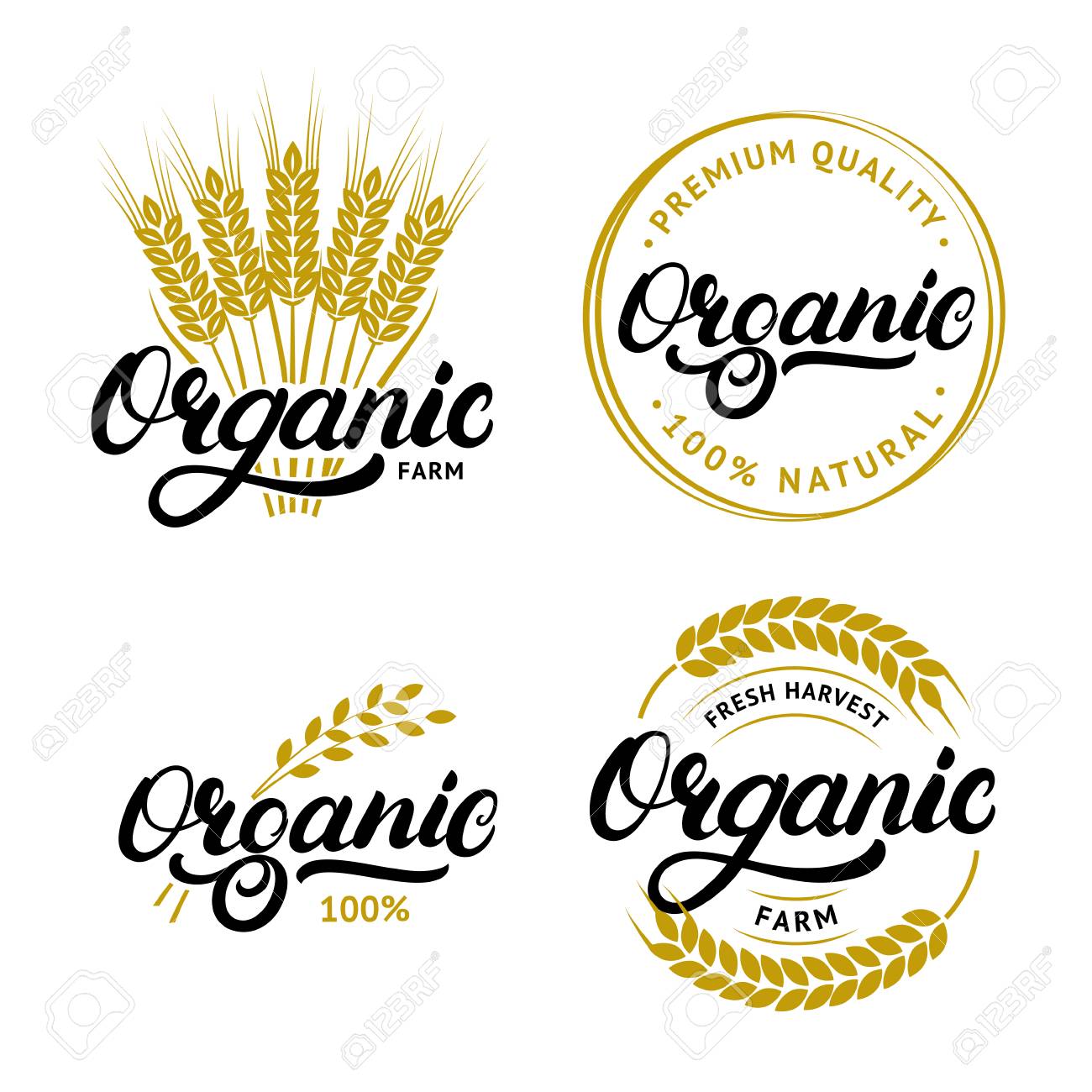 conjunto de logotipos de