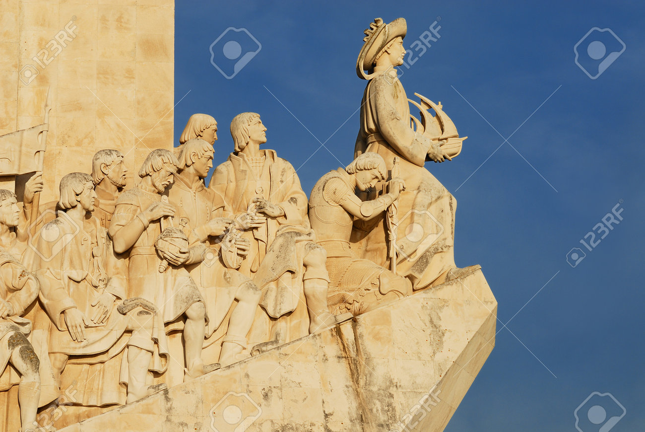 The Padrao Dos Descobrimentos Monument To The Discoveries Celebrates Stock Photo Picture And Royalty Free Image Image 11917922