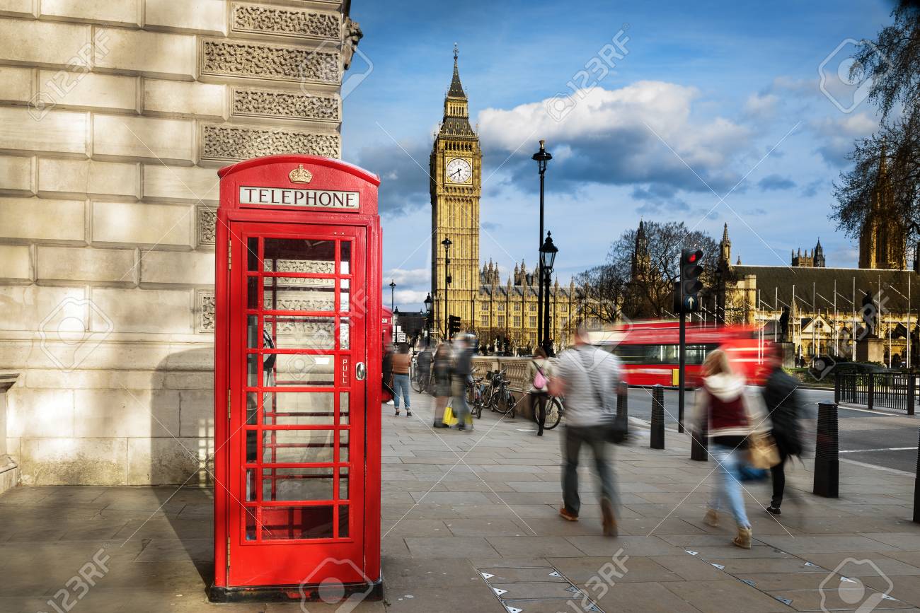 ロンドンの象徴 レッド フォン ボックス ロンドン】アイコン”赤い電話