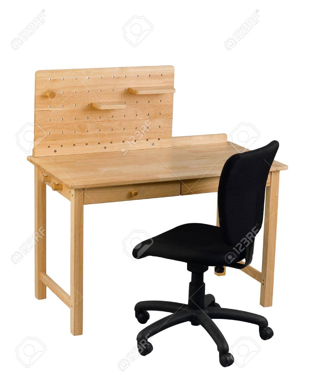 Une Petite Table Avec Petite Etagere Pour Les Etudiants A Faire Leurs Devoirs Ou Bureau A Domicile Banque D Images Et Photos Libres De Droits Image 17623921