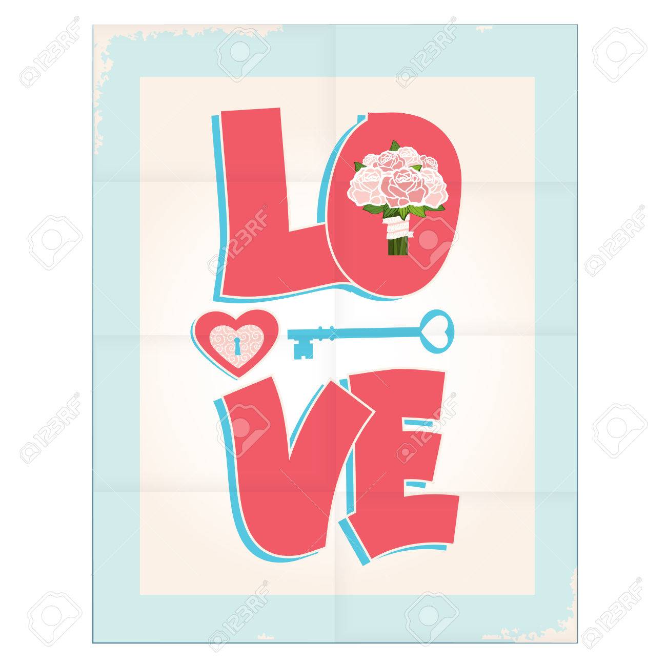 Amor Tarjeta De Felicitacion O Diseno De Carteles Con El Texto