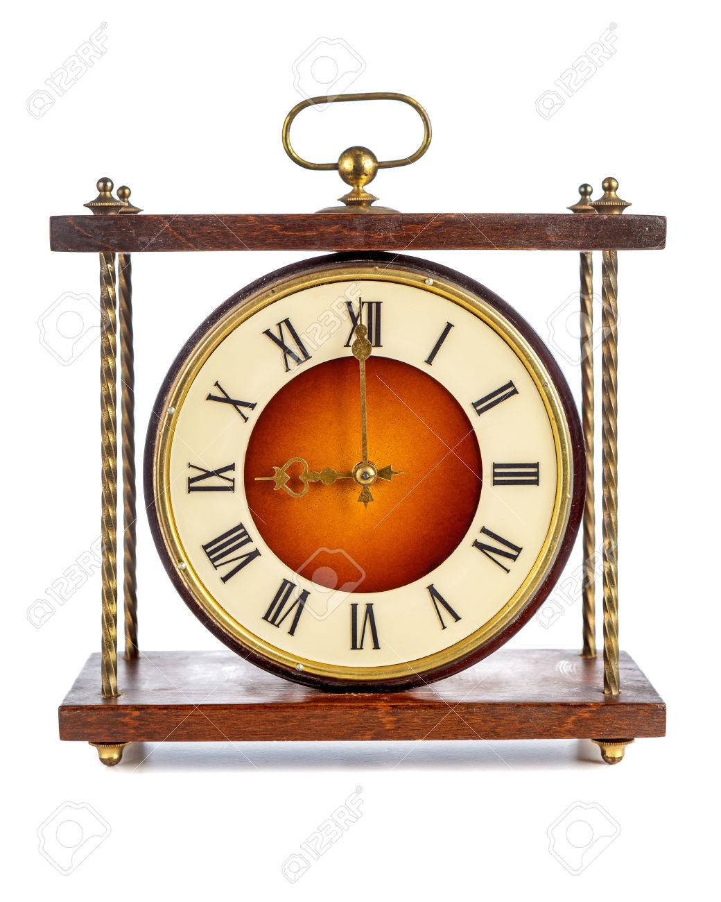 reloj antiguo numeros romanos