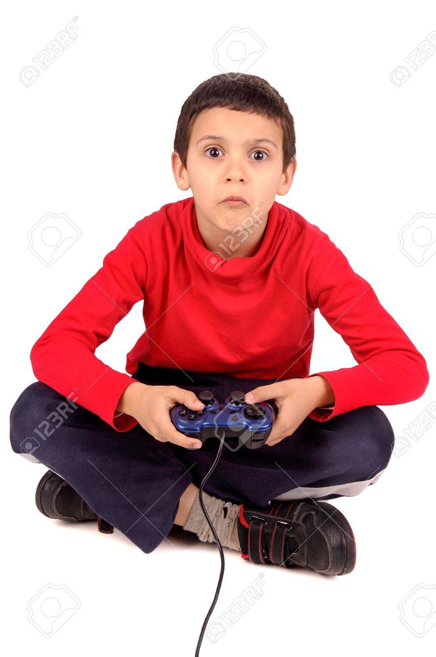 boy playing games