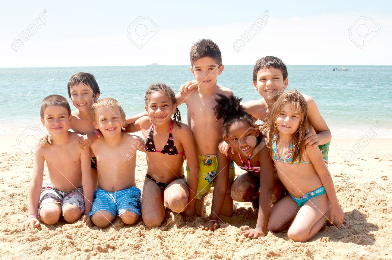 Little Kids At The Beach Stock Photo Picture And Royalty Free Image Image 42949569