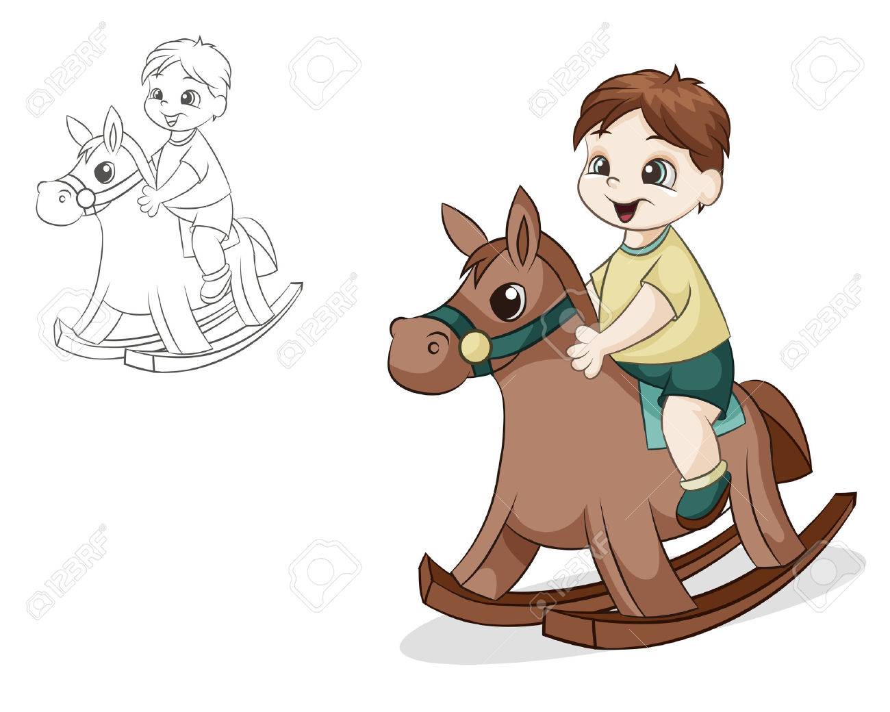 a toy horse