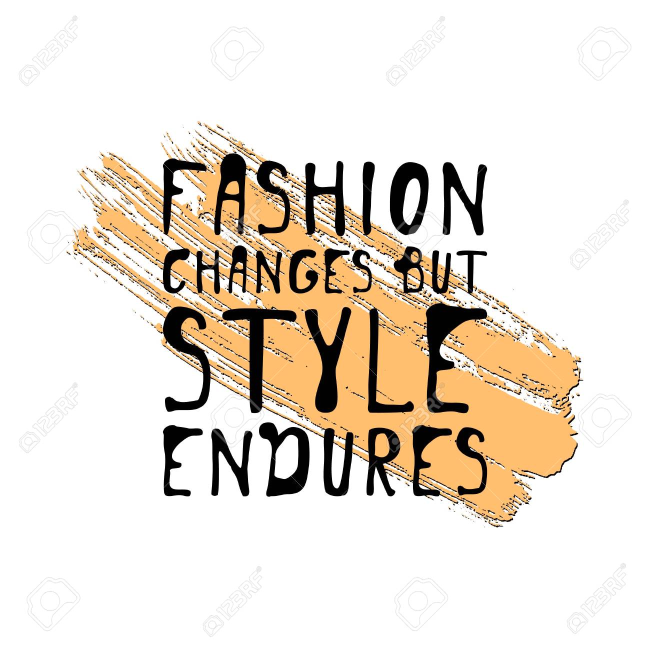 La Mode Evolue Mais Le Style Perdure Citation De Motivation T Shirt De Conception D Impression Clip Art Libres De Droits Vecteurs Et Illustration Image