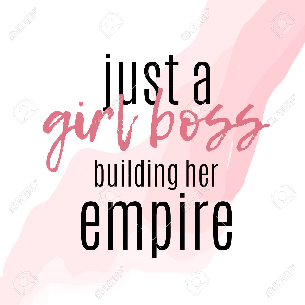 Girl Boss Building Her Empire. Girls Feminism Slogans. Motivations Quotes.  Women Power Royalty Free SVG, Cliparts, Vectors, and Stock Illustration.  Image 145340718.