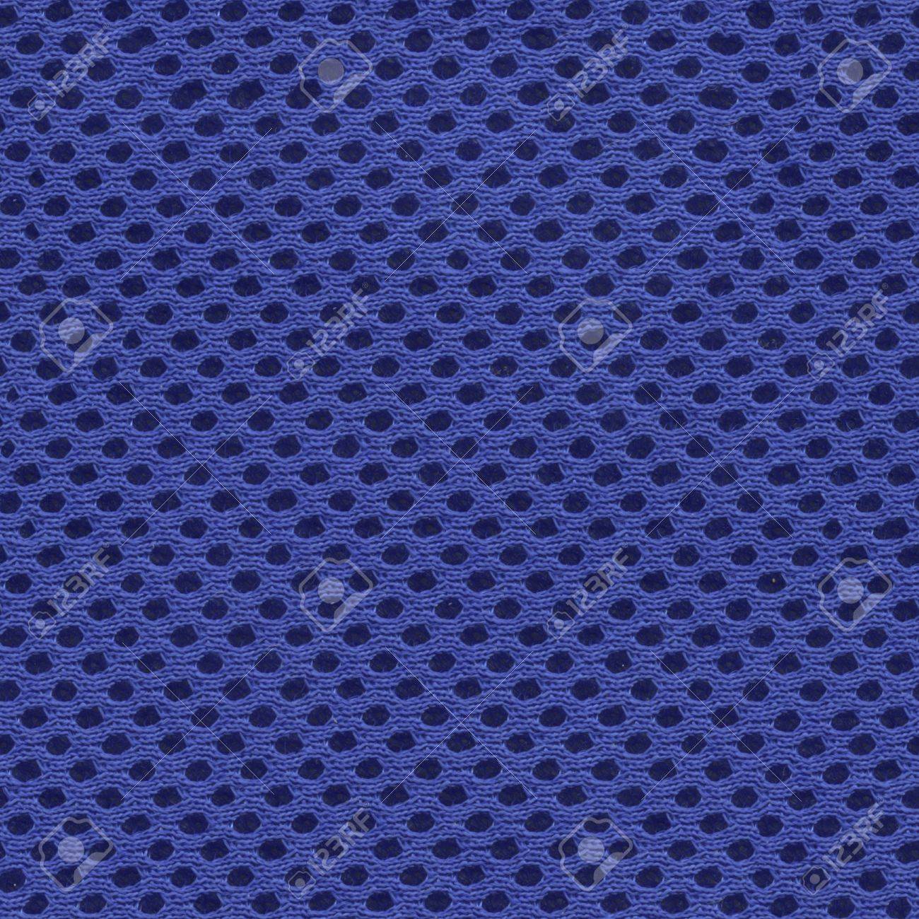 青メッシュ生地 合成繊維 ポリエステル 靴シームレスなテクスチャ の写真素材 画像素材 Image