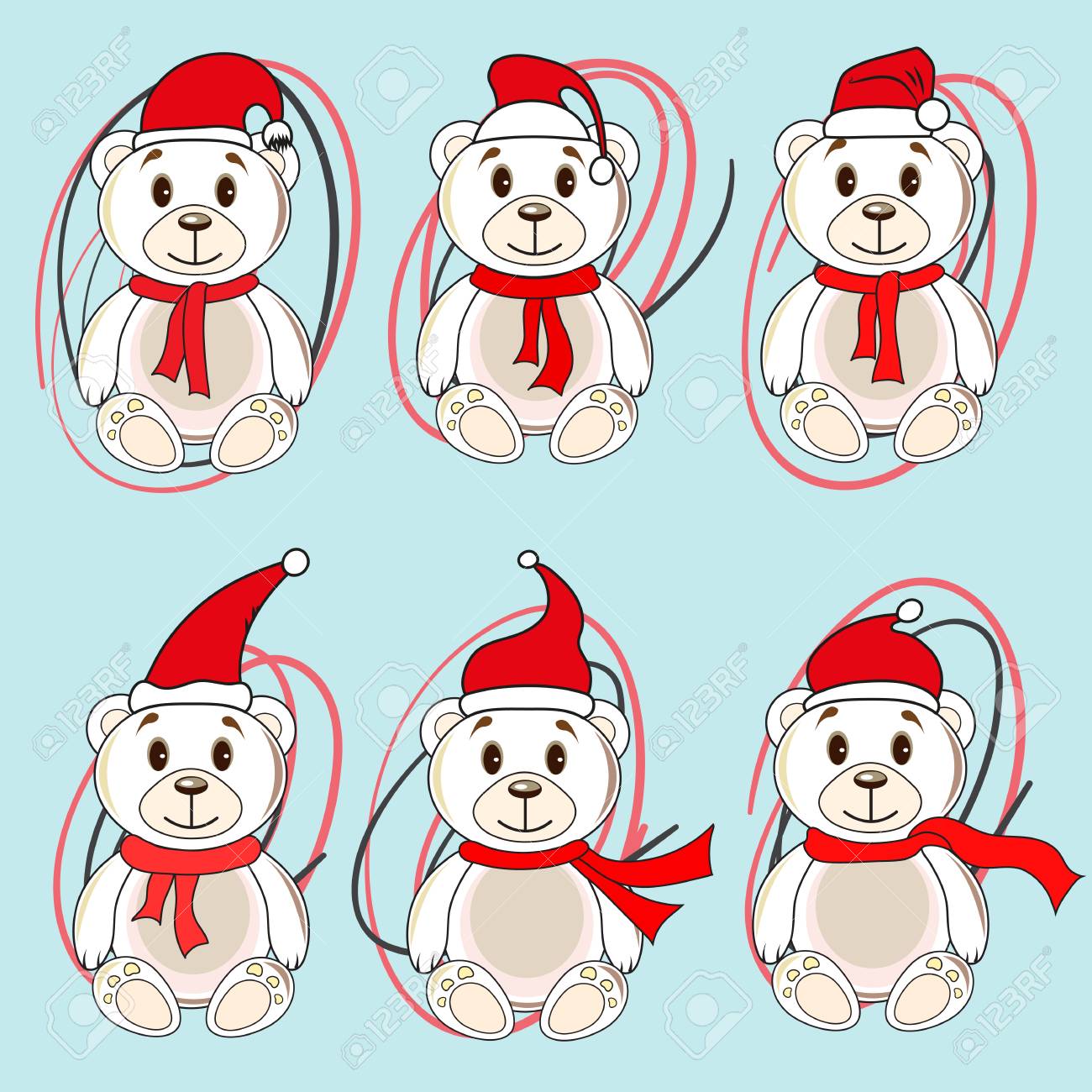 bears white labels with