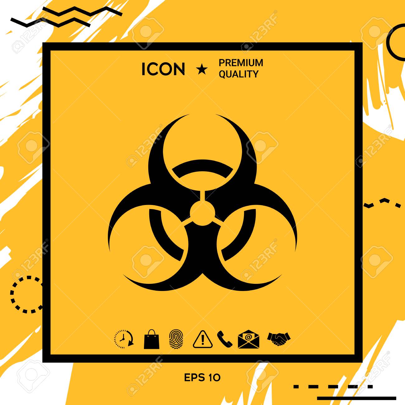 biological hazard sign royalty free cliparts vectors and stock