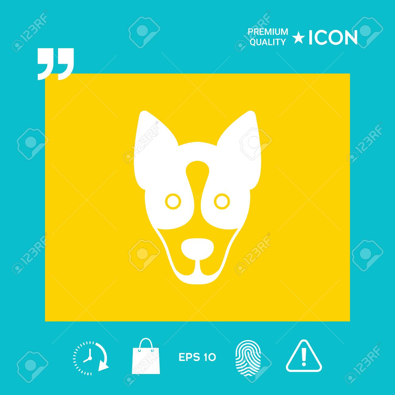 犬 ロゴ シンボル 保護サインのイラスト素材 ベクタ Image