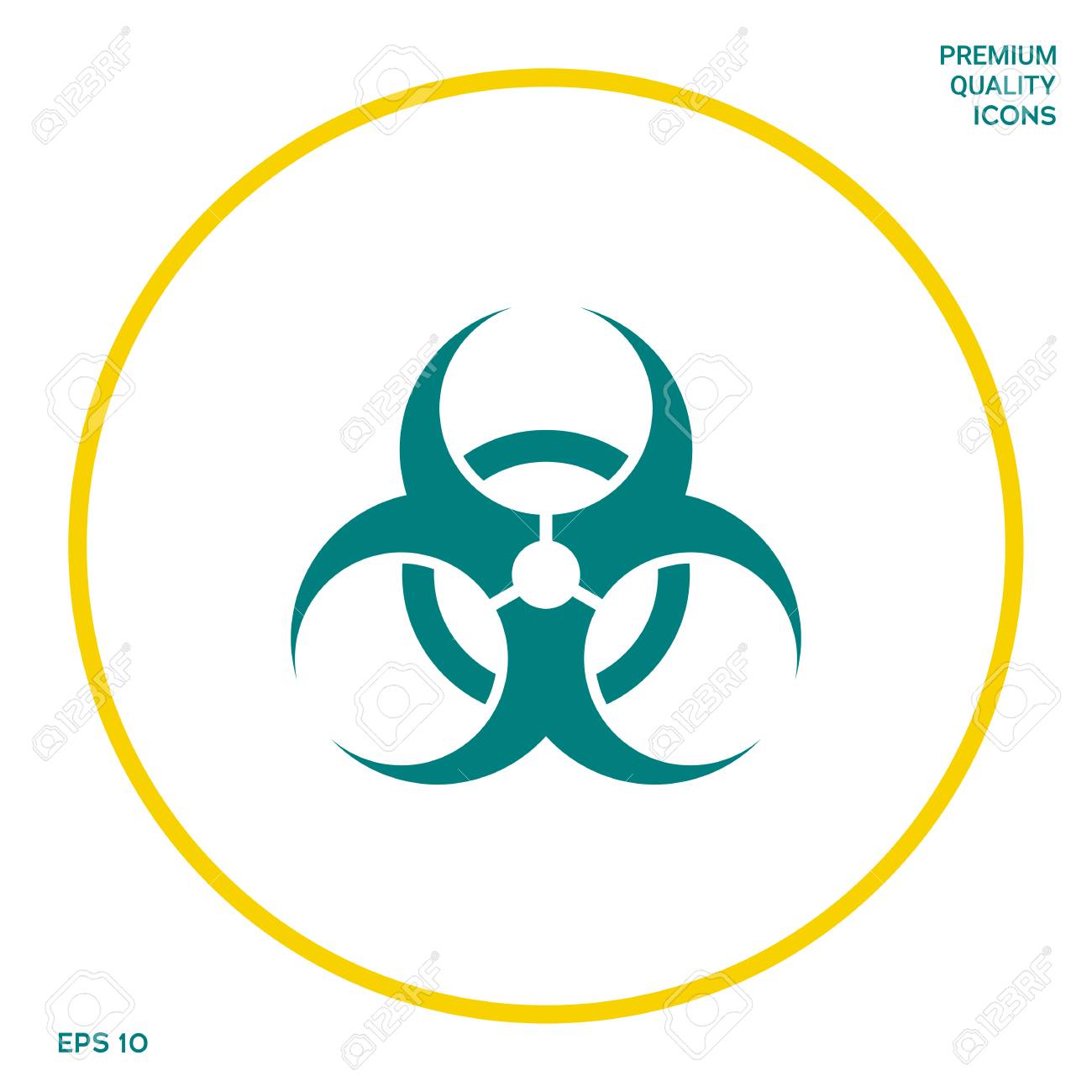 biological hazard sign graphic
