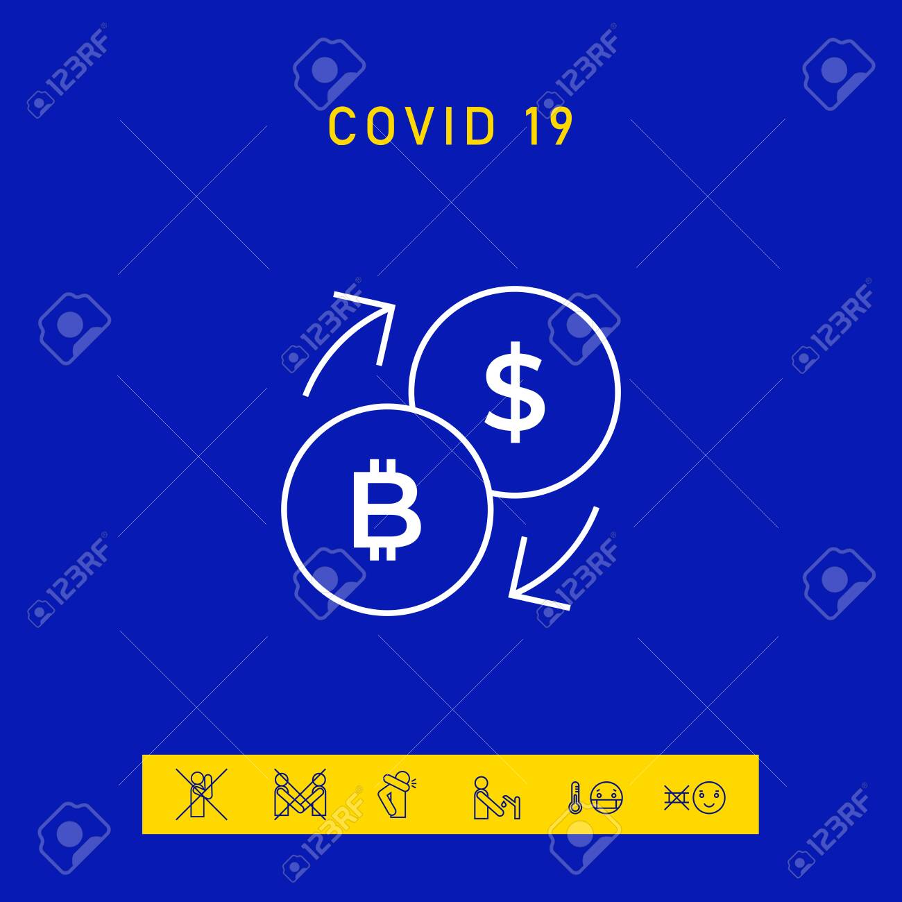 Conversão, Troca De Moeda - Com Símbolos De Dólar E Bitcoin - Ícone De  Linha. Elementos Gráficos Para O Seu Design Royalty Free SVG, Cliparts,  Vetores, e Ilustrações Stock. Image 144674496
