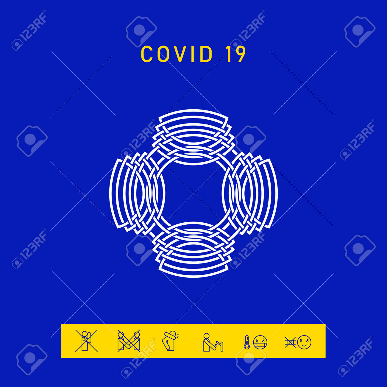 Geometric oriental arabic pattern. Logo. - 144755812 Geometric oriental arabic pattern. Logo. - 144755812